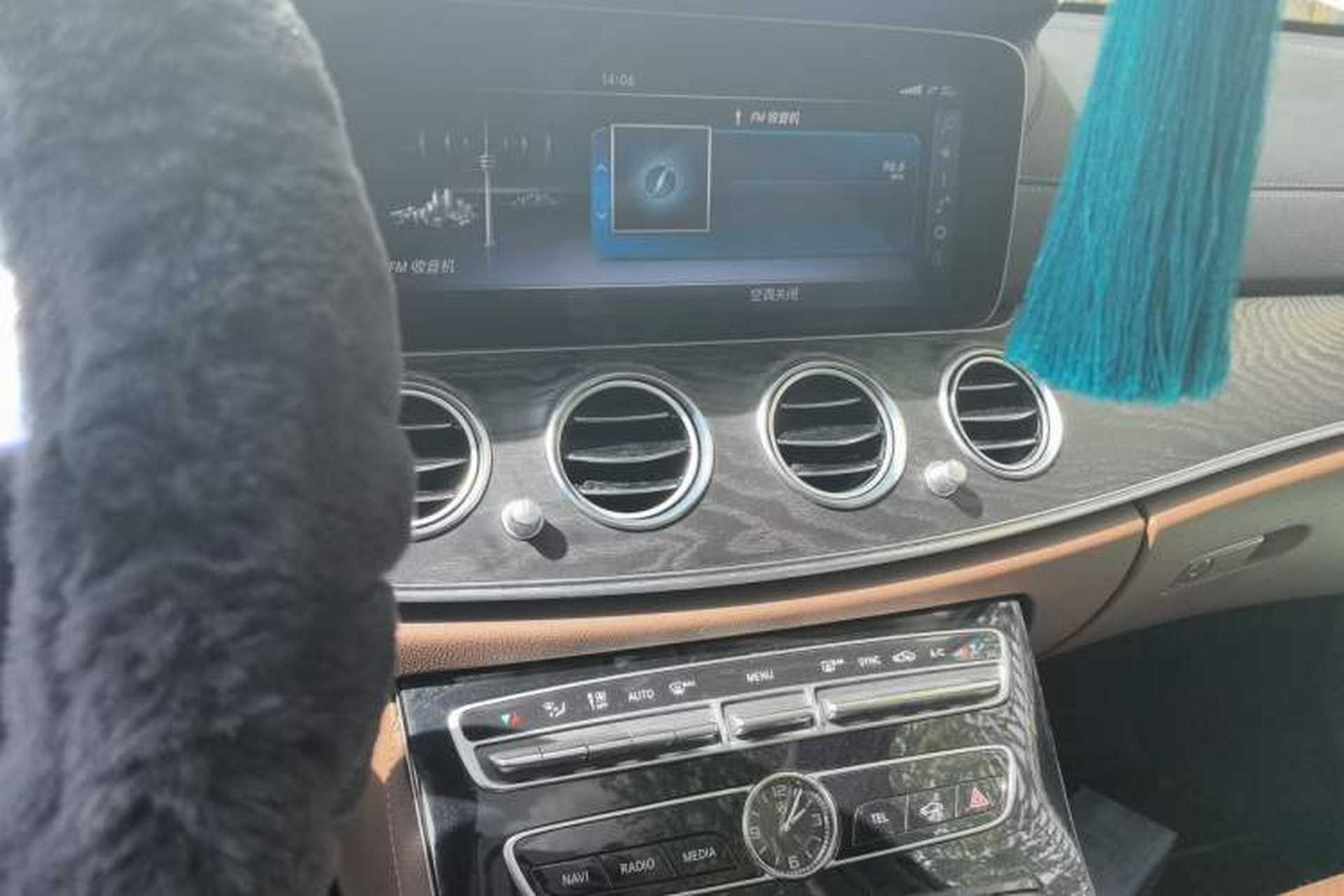 Used Mercedes-Benz E-Class 2016 E 300 L Sporty and Stylish Model Audio And AC Panel