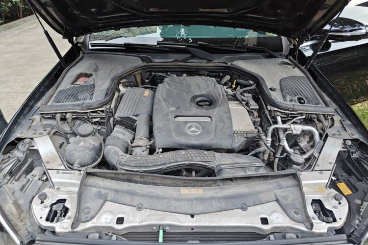 Used Mercedes-Benz E-Class 2016 E 300 L Sporty and Stylish Model Engine Bay
