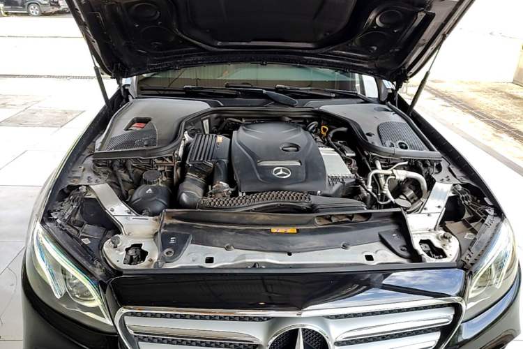 Used Mercedes-Benz E-Class 2016 E 300 L Sporty and Stylish Model Engine Bay