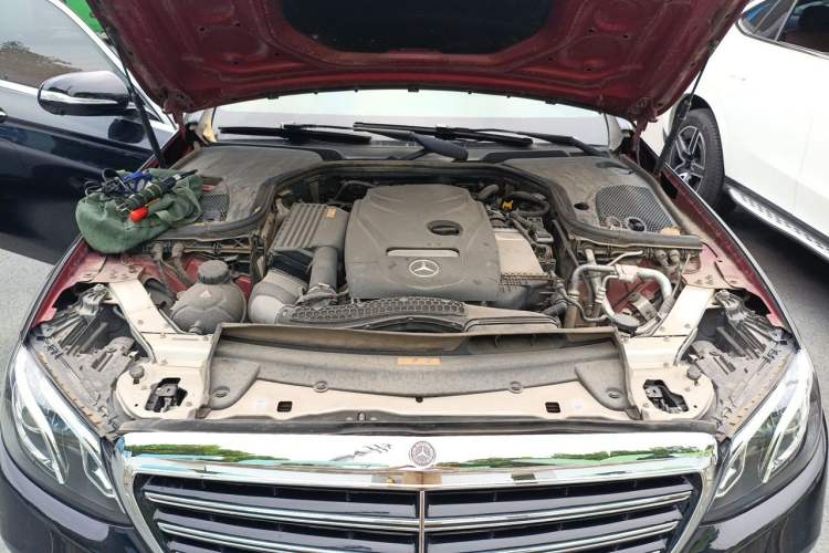 Used Mercedes-Benz E-Class 2016 E 300 L Sporty and Stylish Model Engine Bay