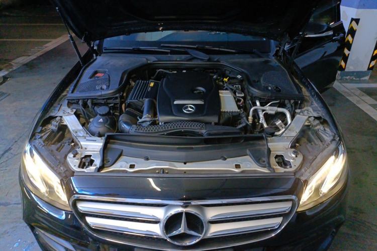 Used Mercedes-Benz E-Class 2016 E 300 L Sporty and Stylish Model Engine Bay