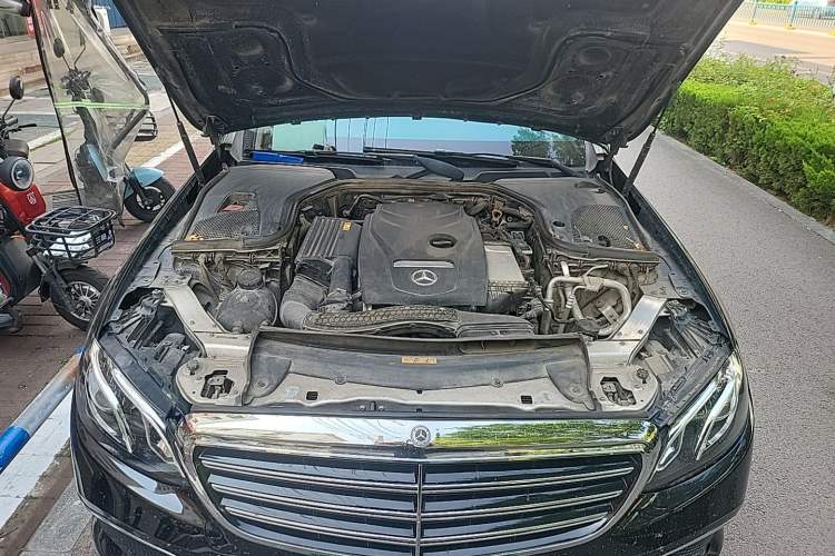 Used Mercedes-Benz E-Class 2016 E 300 L Sporty and Stylish Model Engine Bay