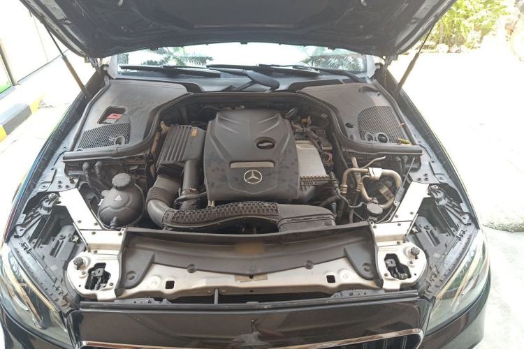 Used Mercedes-Benz E-Class 2016 E 300 L Sporty and Stylish Model Engine Bay