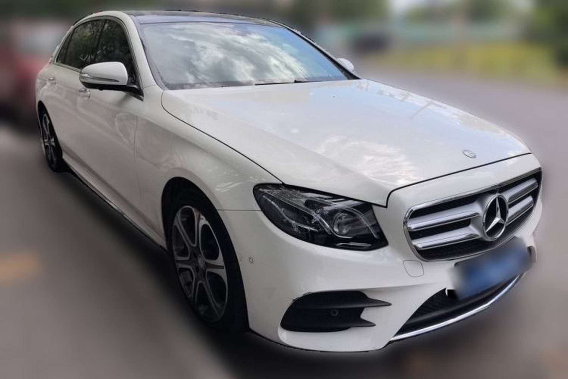 Used Mercedes-Benz E-Class 2016 E 300 L Sporty and Stylish Model Front Right 45 Deg