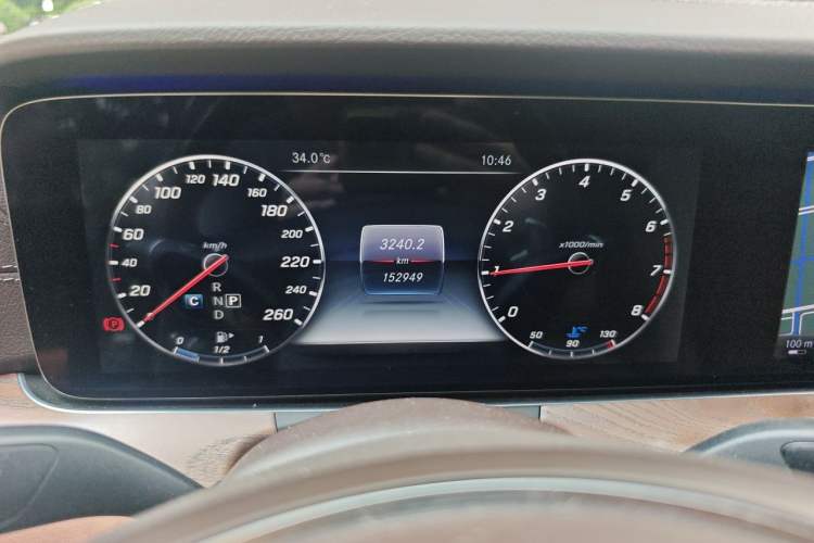 Used Mercedes-Benz E-Class 2016 E 300 L Luxury Model Instrument Cluster