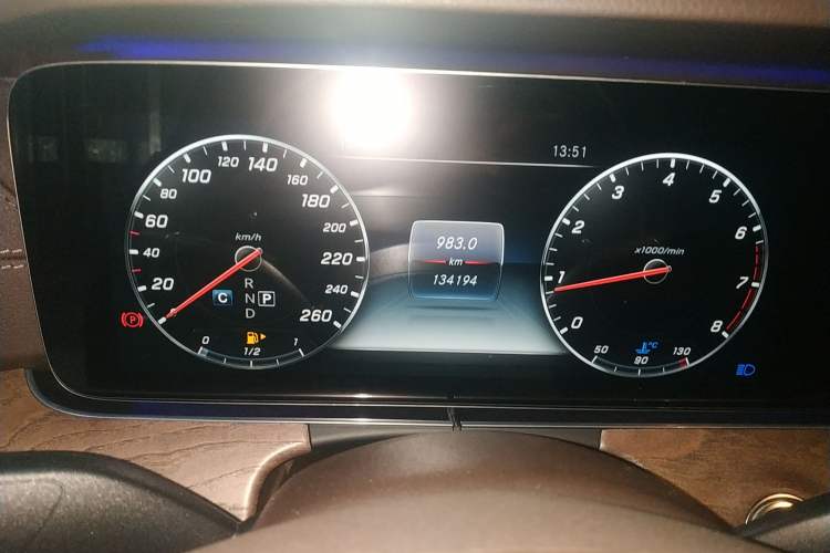 Used Mercedes-Benz E-Class 2016 E 300 L Luxury Model Instrument Cluster