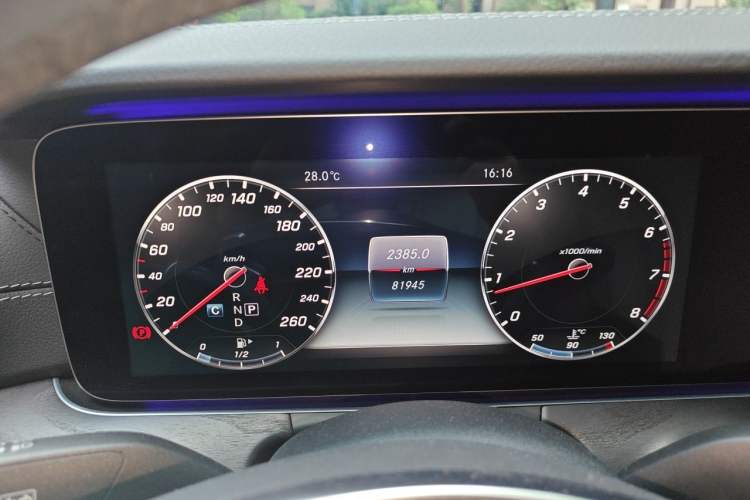 Used Mercedes-Benz E-Class 2016 E 300 L Sporty and Stylish Model Instrument Cluster
