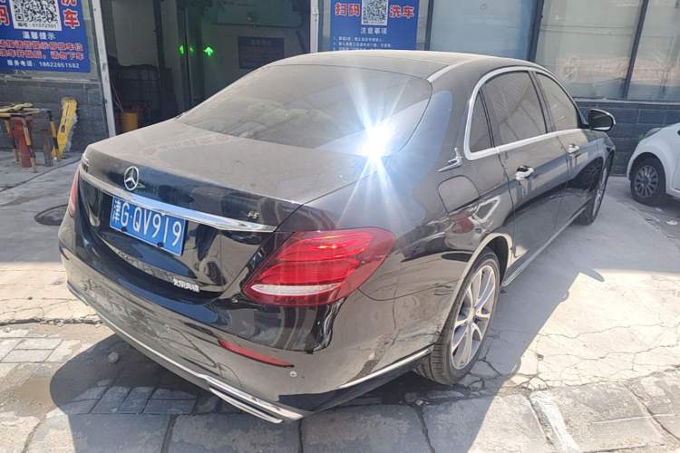 Used Mercedes-Benz E-Class 2016 E 300 L Stylish Model Rear Right 45 Deg