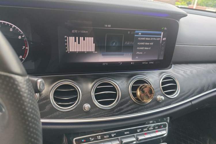 Used Mercedes-Benz E-Class 2016 E 300 L Sporty and Stylish Model Audio And AC Panel