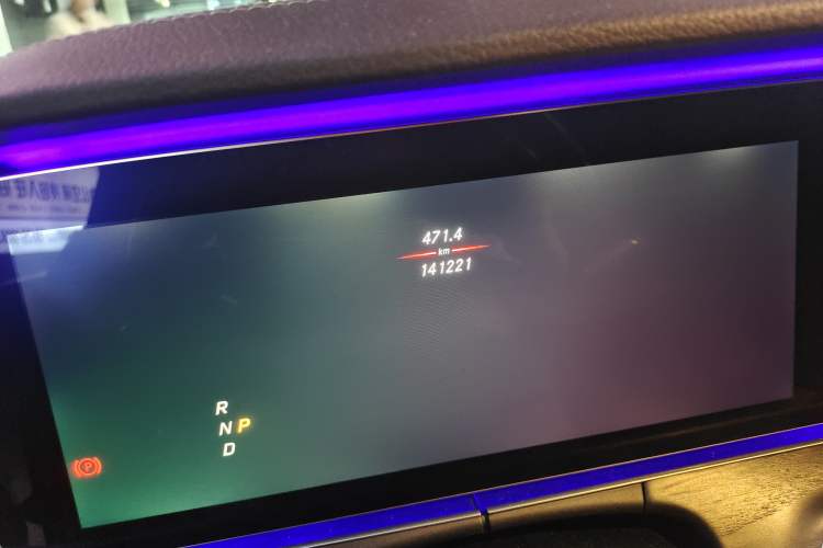 Used Mercedes-Benz E-Class 2016 E 300 L Sporty and Stylish Model Odometer Close Up