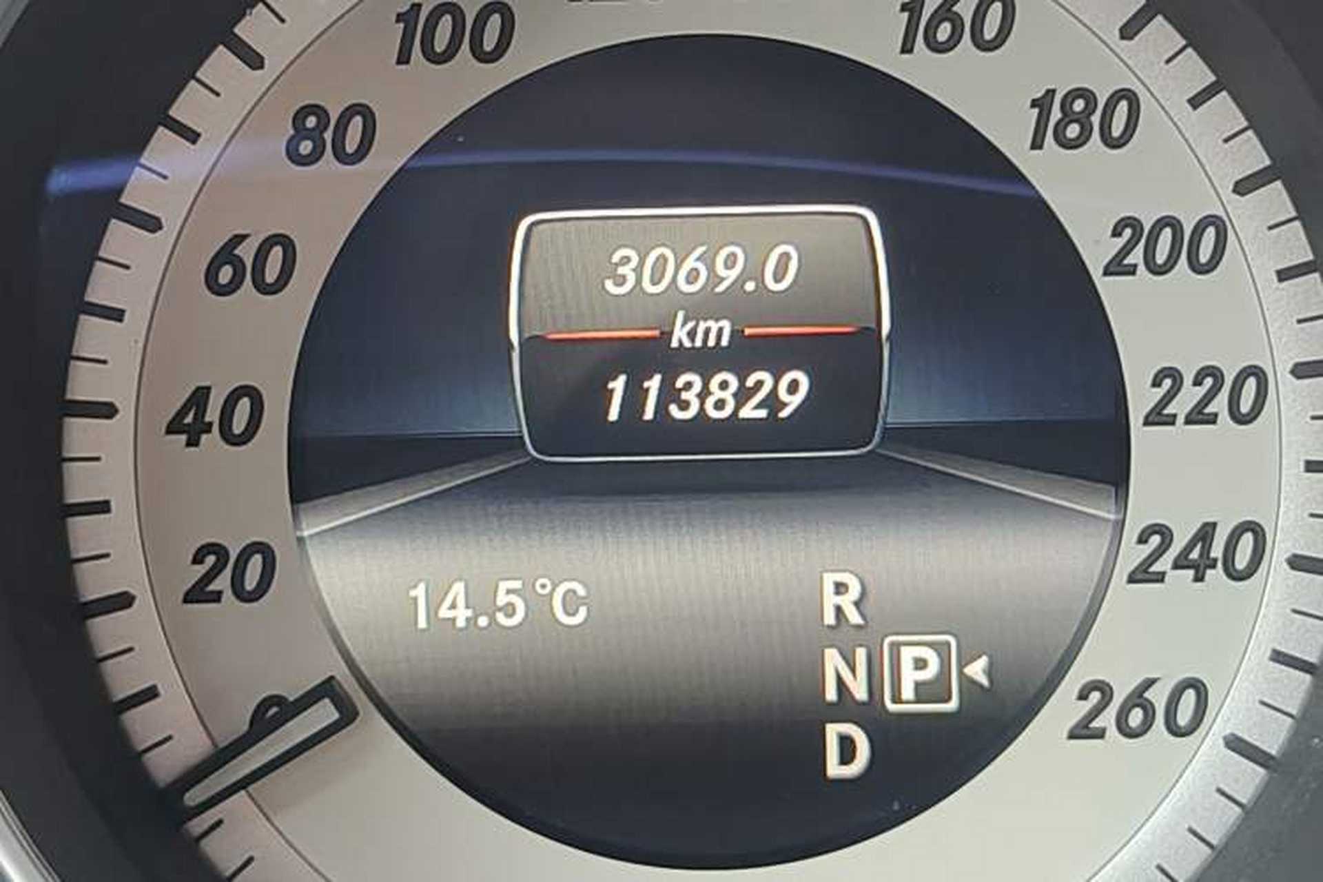 Used Mercedes-Benz E-Class 2016 E 200 Coupe Dynamic Edition Odometer Close Up