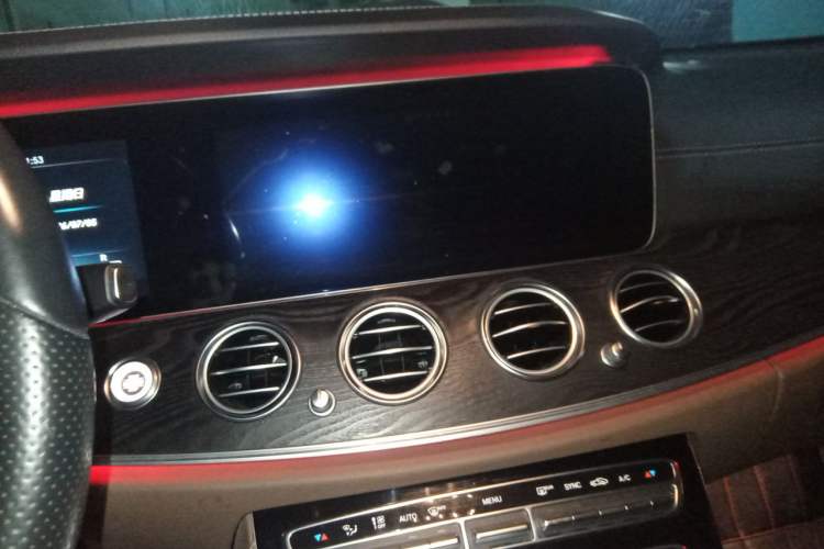 Used Mercedes-Benz E-Class 2016 E 300 L Sport Luxury Model Audio And AC Panel