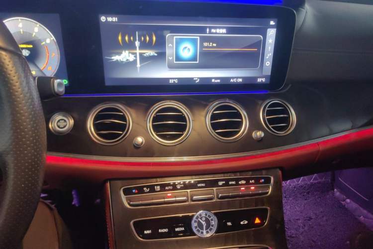 Used Mercedes-Benz E-Class 2016 E 200 L Sport Edition Audio And AC Panel