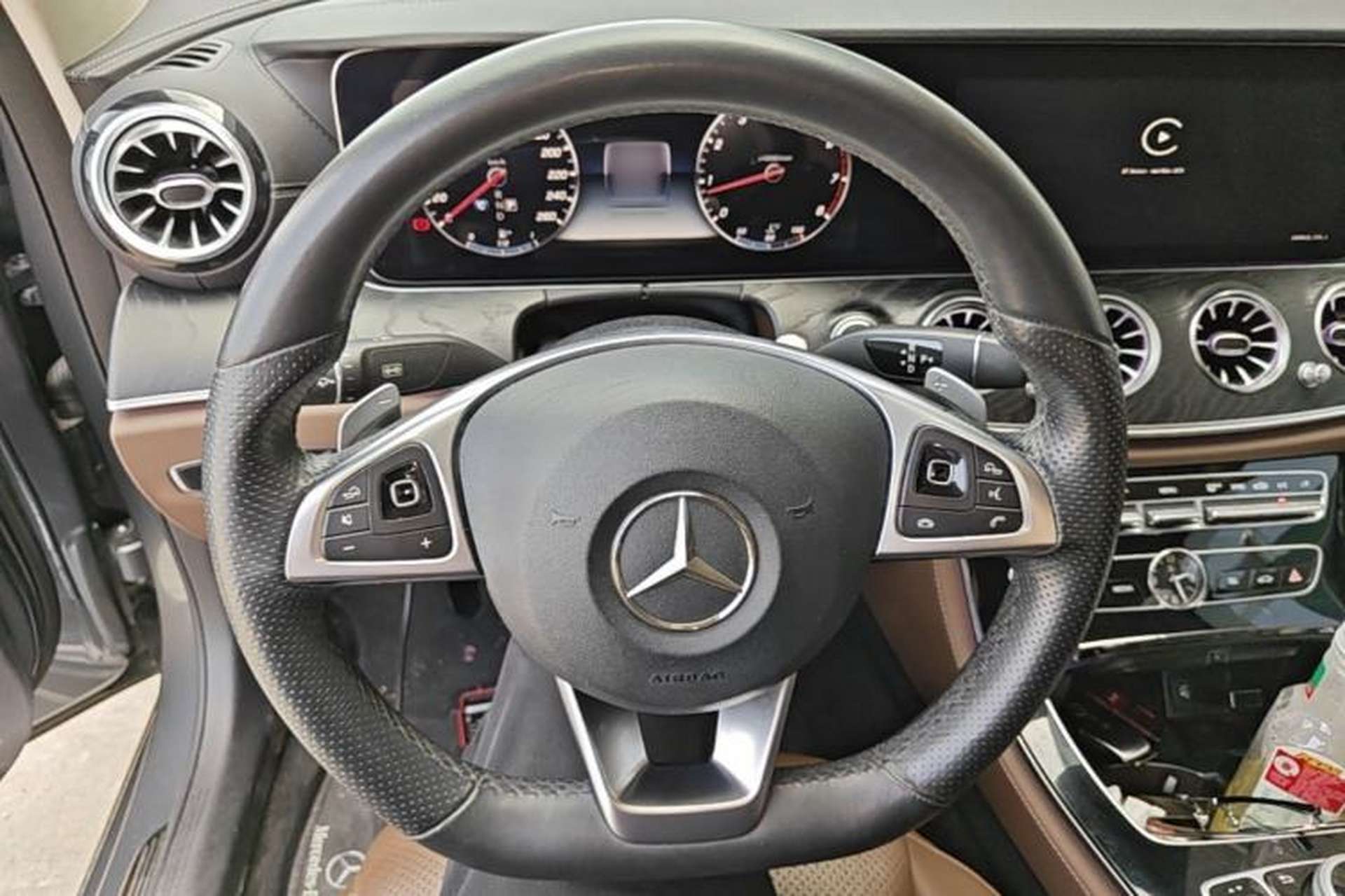 Used Mercedes-Benz E-Class 2016 E 300 L Sporty and Stylish Model Steering Wheel