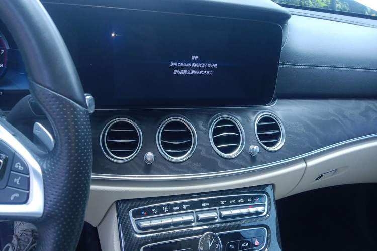 Used Mercedes-Benz E-Class 2016 E 300 L Sport Luxury Model Audio And AC Panel