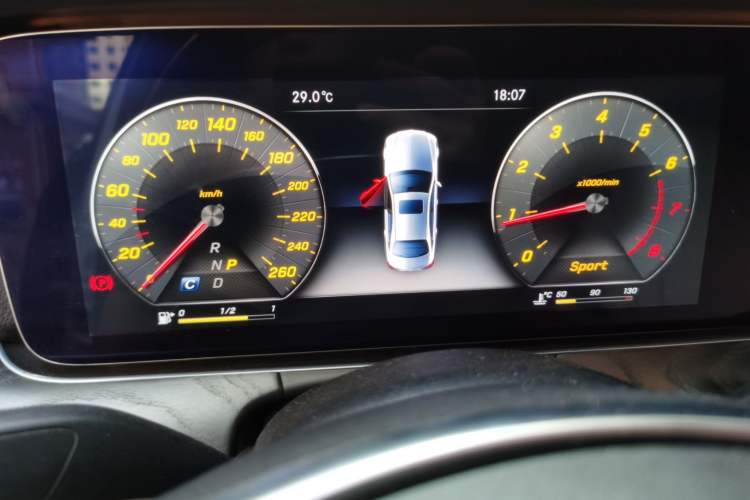 Used Mercedes-Benz E-Class 2016 E 300 L Sporty and Stylish Model Instrument Cluster