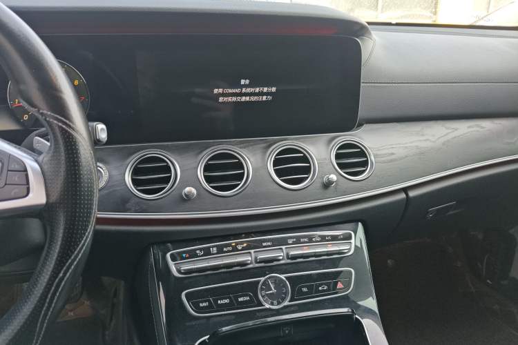 Used Mercedes-Benz E-Class 2016 E 300 L Sporty and Stylish Model Audio And AC Panel
