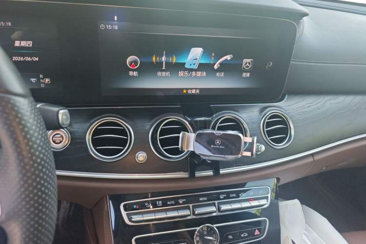 Used Mercedes-Benz E-Class 2016 E 300 L Sport Luxury Model Audio And AC Panel