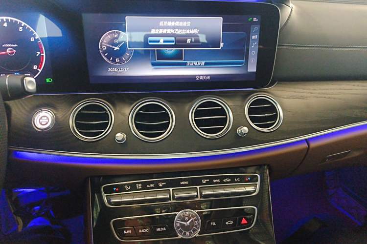 Used Mercedes-Benz E-Class 2016 E 200 L Sport Edition Audio And AC Panel