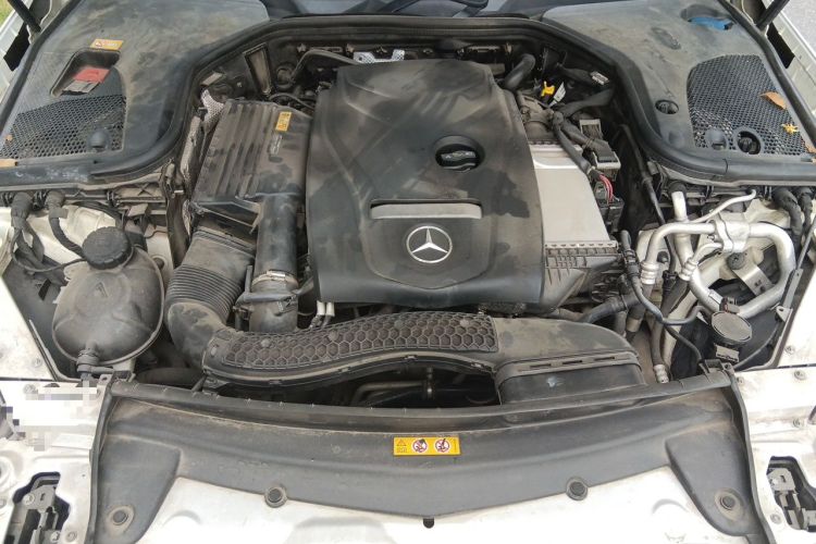 Used Mercedes-Benz E-Class 2016 E 300 L Sporty and Stylish Model Engine Bay