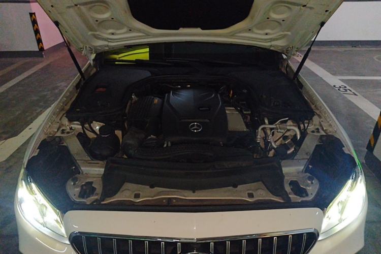 Used Mercedes-Benz E-Class 2016 E 300 L Sporty and Stylish Model Engine Bay