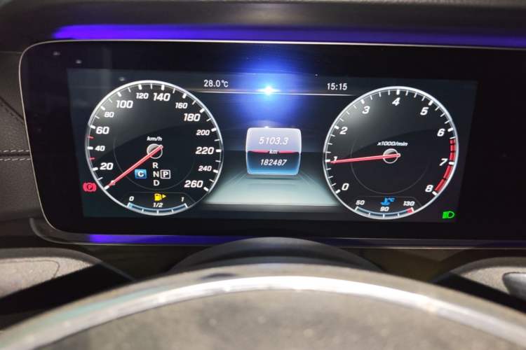 Used Mercedes-Benz E-Class 2016 E 300 L Sporty and Stylish Model Instrument Cluster