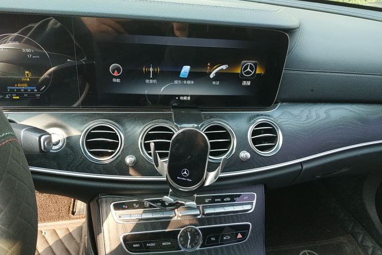 Used Mercedes-Benz E-Class 2017 E 300 L Sporty and Stylish Model Audio And AC Panel