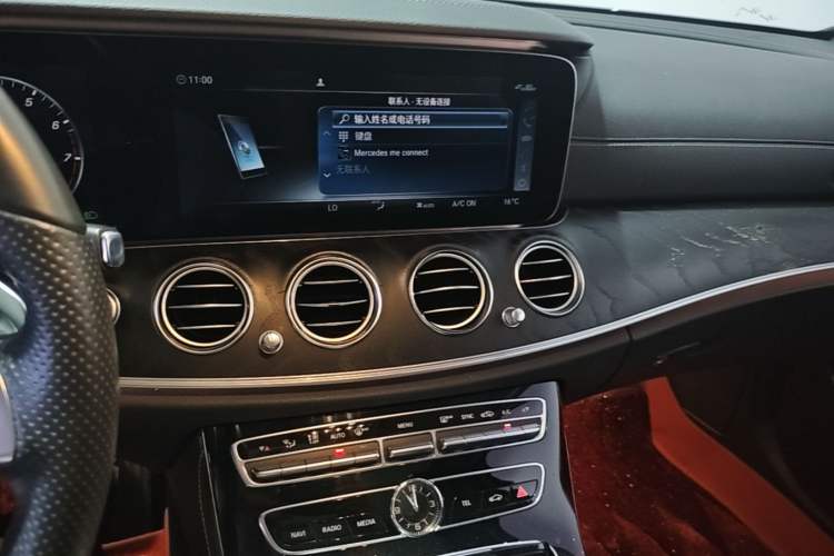 Used Mercedes-Benz E-Class 2017 E 300 L Sport Luxury Edition Audio And AC Panel