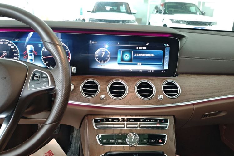Used Mercedes-Benz E-Class 2017 E 300 L Luxury Model Audio And AC Panel