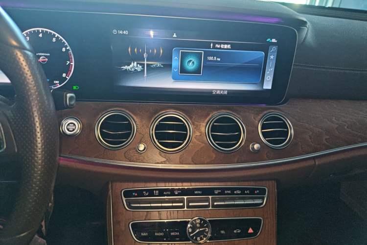 Used Mercedes-Benz E-Class 2017 E 200 L 4MATIC Audio And AC Panel