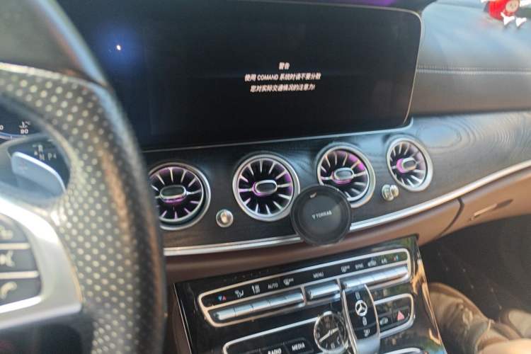 Used Mercedes-Benz E-Class 2017 E 300 L Sporty and Stylish Model Audio And AC Panel