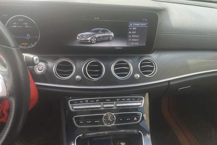 Used Mercedes-Benz E-Class 2017 E 300 L Sport Luxury Edition Audio And AC Panel