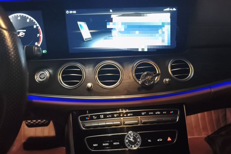 Used Mercedes-Benz E-Class 2017 E 300 L Sporty and Stylish Model Audio And AC Panel