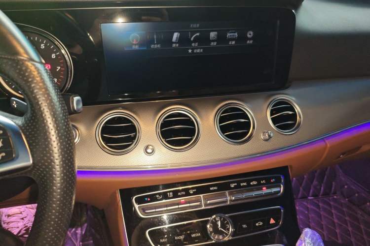 Used Mercedes-Benz E-Class 2017 Restyled E 300 Sport Edition Audio And AC Panel