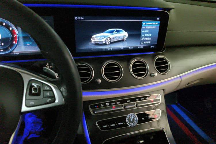 Used Mercedes-Benz E-Class 2017 E 300 L Sport Luxury Edition Audio And AC Panel