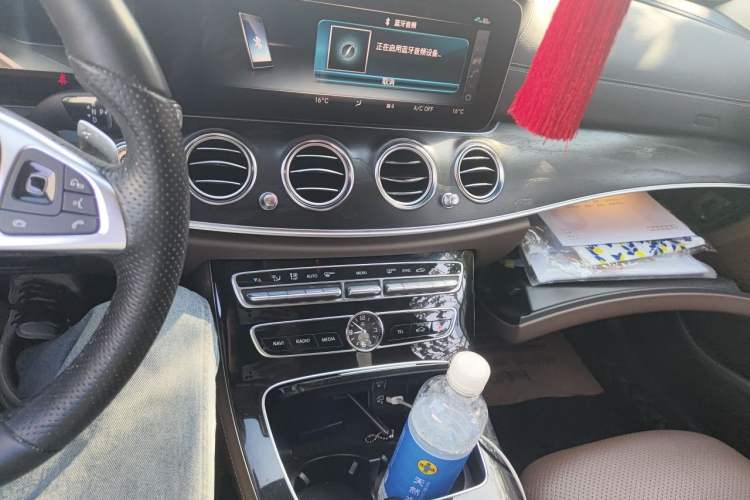 Used Mercedes-Benz E-Class 2017 E 300 L Sporty and Stylish Model Audio And AC Panel