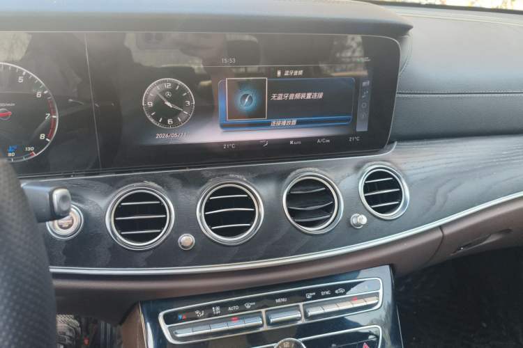 Used Mercedes-Benz E-Class 2017 E 300 L Sporty and Stylish Model Audio And AC Panel