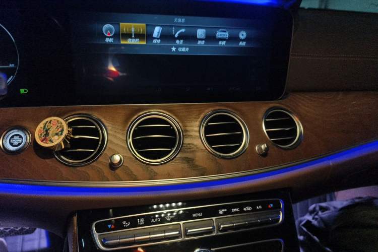 Used Mercedes-Benz E-Class 2017 E 300 L Sporty and Stylish Model Audio And AC Panel