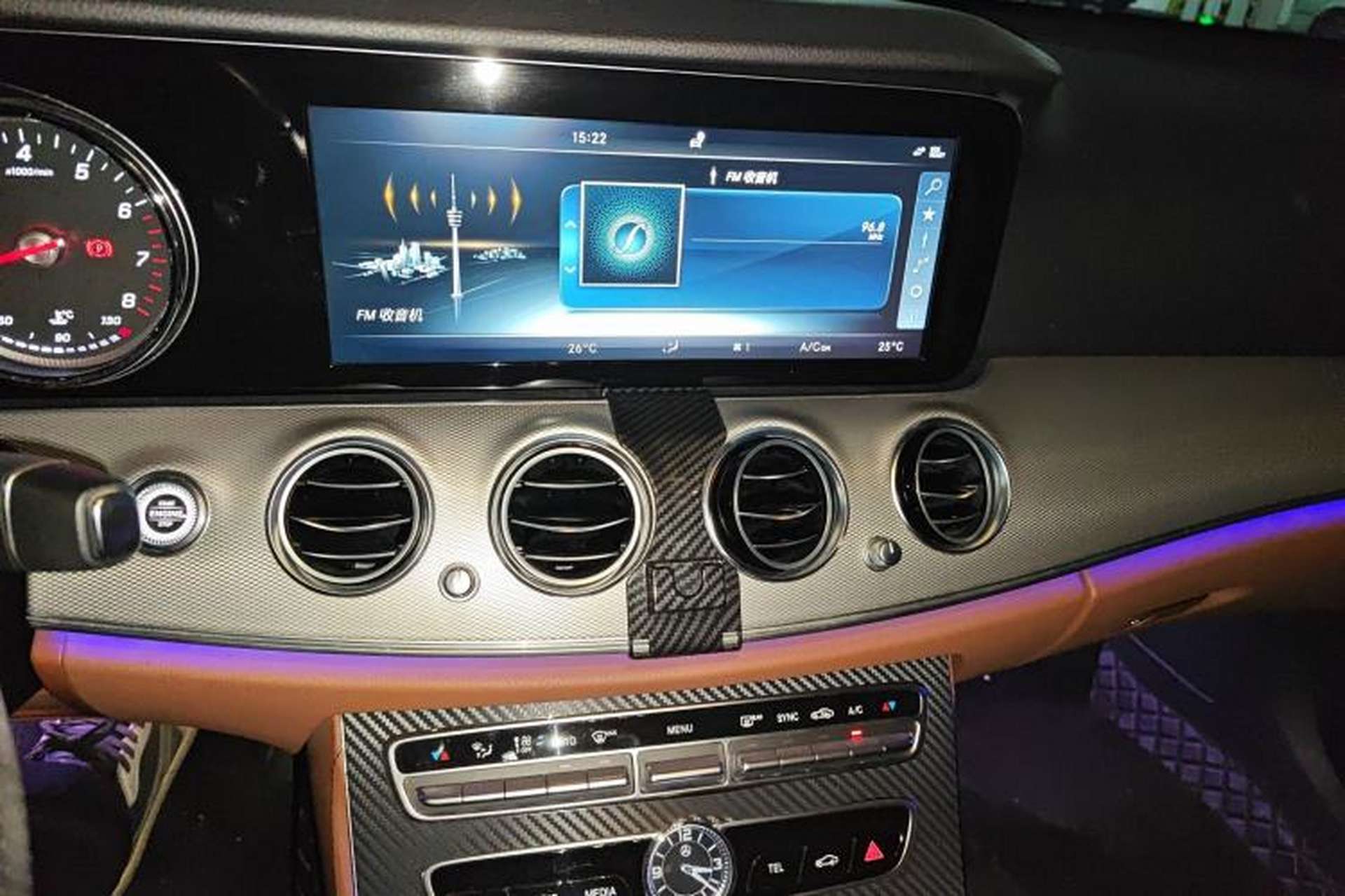Used Mercedes-Benz E-Class 2017 E 200 Sport 4MATIC Audio And AC Panel