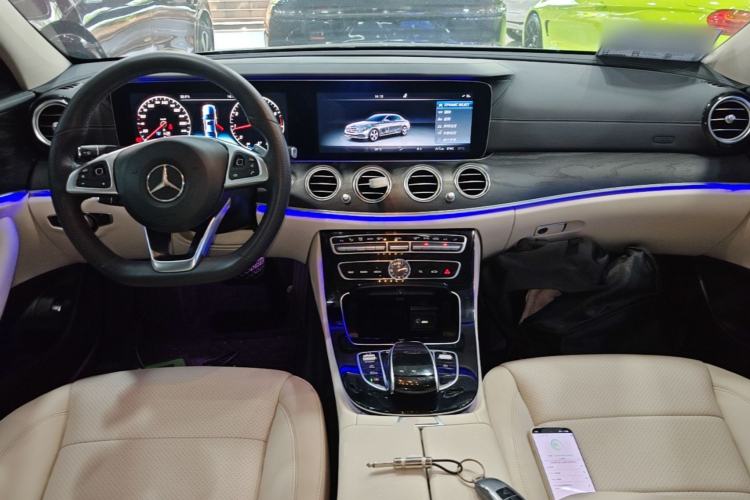 Used Mercedes-Benz E-Class 2017 E 300 L Sporty and Stylish Model Center Console