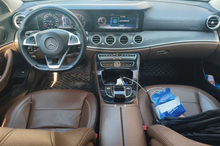 Used Mercedes-Benz E-Class 2017 E 300 L Sporty and Stylish Model Center Console