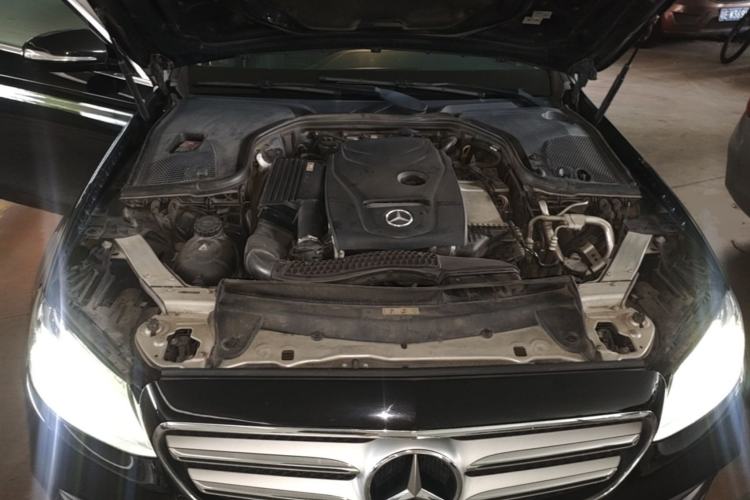 Used Mercedes-Benz E-Class 2017 E 300 L Sporty and Stylish Model Engine Bay