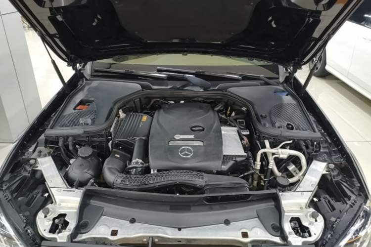 Used Mercedes-Benz E-Class 2017 E 300 L Sporty and Stylish Model Engine Bay