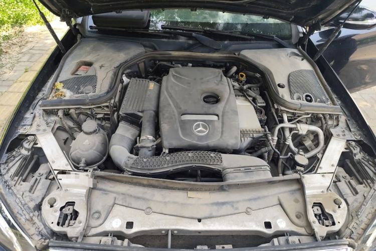 Used Mercedes-Benz E-Class 2017 E 300 L Sporty and Stylish Model Engine Bay