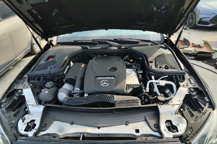 Used Mercedes-Benz E-Class 2017 E 300 L Sporty and Stylish Model Engine Bay