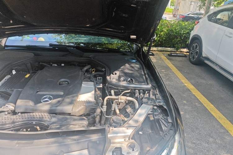 Used Mercedes-Benz E-Class 2017 E 300 L Sporty and Stylish Model Engine Bay Left