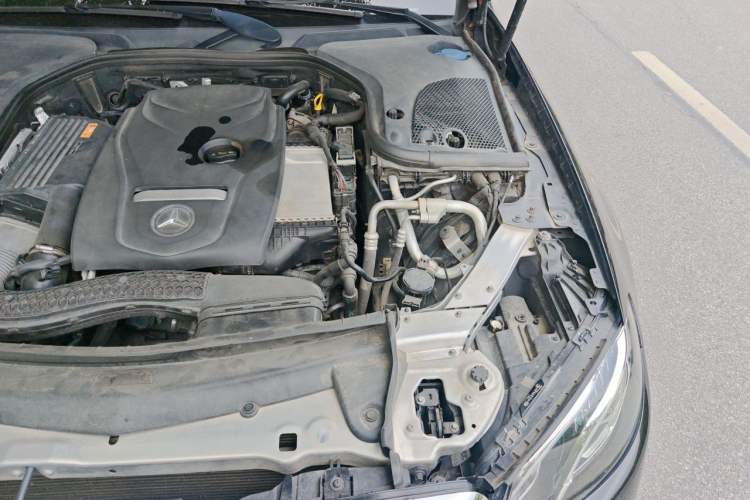 Used Mercedes-Benz E-Class 2017 E 300 L Luxury Model Engine Bay Left