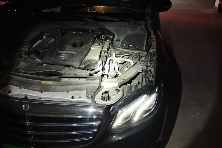 Used Mercedes-Benz E-Class 2017 E 300 L Luxury Model Engine Bay Left
