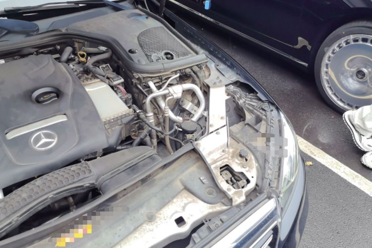 Used Mercedes-Benz E-Class 2017 E 300 L Luxury Model Engine Bay Left
