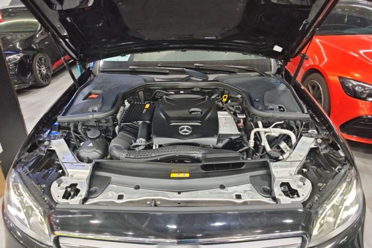 Used Mercedes-Benz E-Class 2017 E 300 L Sporty and Stylish Model Engine Bay